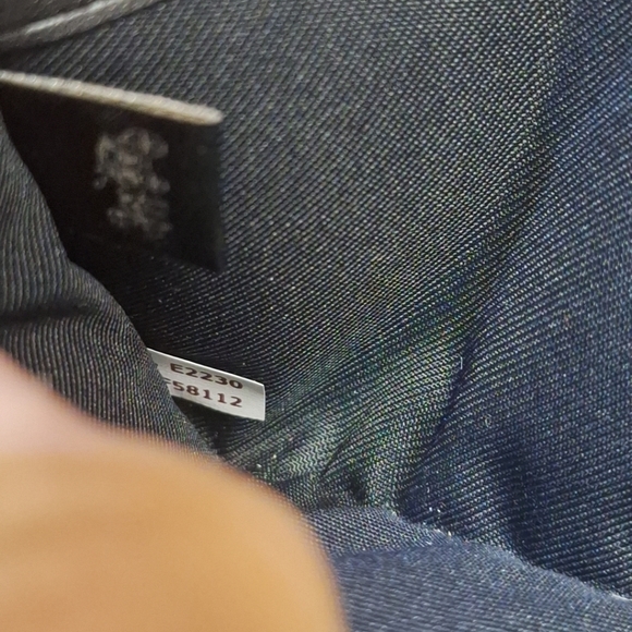 Coach F58112 Charcoal and Black Signature Long Zip Around Wallet - Picture 6 of 7